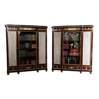 Vintage Bookcases, Set of 2 For Sale