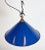 1950s Industrial Blue Enamel Factory Pendant Lamp, 1950s For Sale - Image 5 of 17