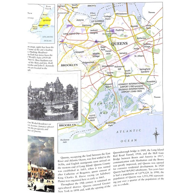 "The Historical Atlas of New York City: A Visual Celebration of 400 Years of New York City's History" 2005 Homberger, Eric For Sale - Image 9 of 12