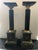 1950s 1950s Green Marble Pedestals - a Pair For Sale - Image 5 of 5