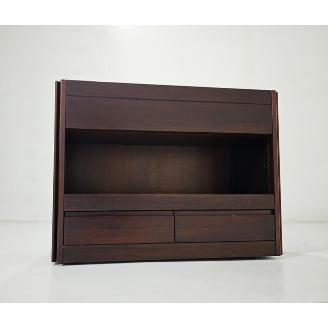 4D Bar Cabinet in Wood and Marble by Angelo Mangiarotti for Molteni, 1960s For Sale - Image 13 of 18