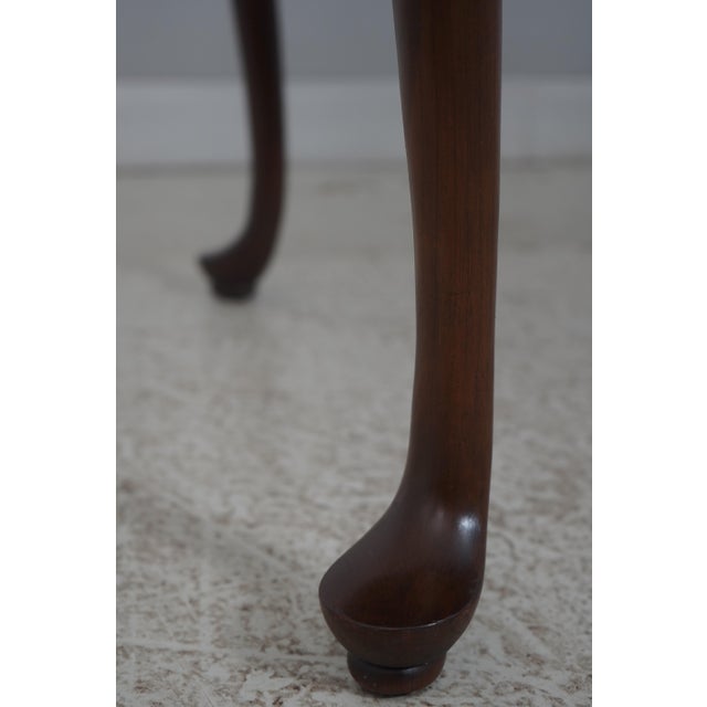 Ethan Allen Queen Anne Cherry Dining Room Table For Sale - Image 16 of 18