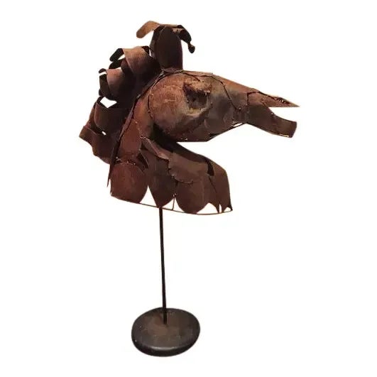 Shaped Steel Horse Head Sculpture, Circa 1980 For Sale - Image 10 of 10