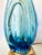 Blue & Clear Seguso Murano Organic Table Lamp For Sale - Image 13 of 15