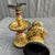 Make a dramatic and elegant statement with this rare and impressive Pair of Tall Vintage Cloisonné Enamel Candlesticks....