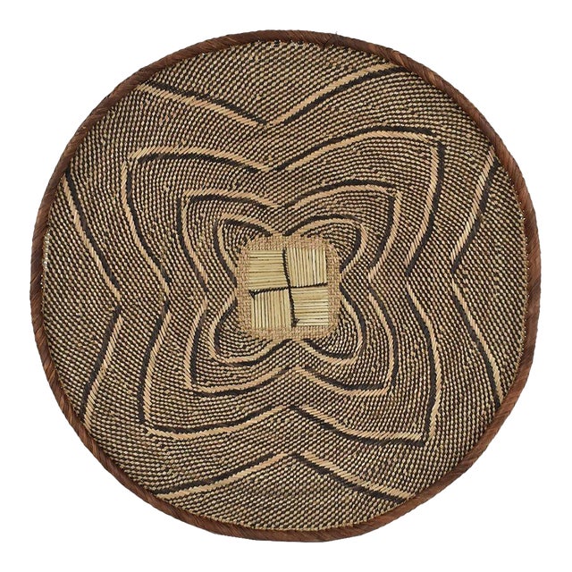 Early 20th Century Tonga Binga Basket 20 Inch For Sale