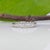 2020s Natural Diamond Band in Solid 14k Gold | Vintage Scroll Design Diamond Ring, Size 6.75 For Sale - Image 5 of 9