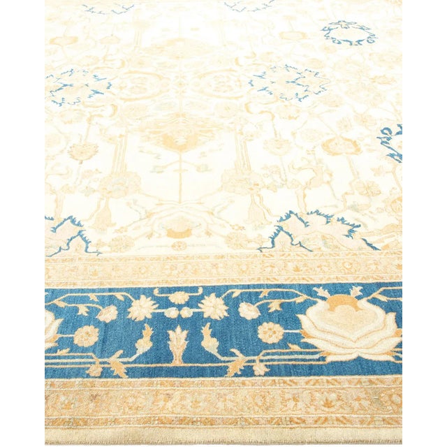 Solo Rugs Vintage Moroccan Hand Knotted Wool Area Rug, Ivory - 8'1" X 9'10" For Sale - Image 4 of 9