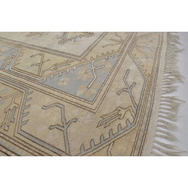 1950s Large Oversized Turkish Oushak Rug For Sale In Phoenix - Image 6 of 10