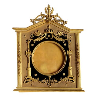 Chiseled and Gilded Bronze Photo Frame For Sale