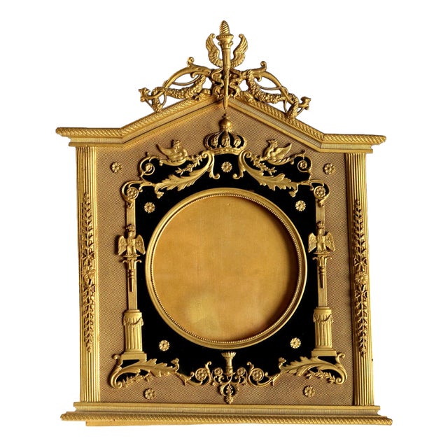 Chiseled and Gilded Bronze Photo Frame For Sale