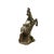 Chinese Silver Pewter Color Mid Rearing Horse Metal Figure For Sale - Image 4 of 12