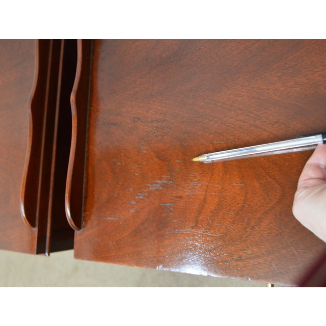 Wood Baker Mahogany Nightstands a Pair For Sale - Image 7 of 12