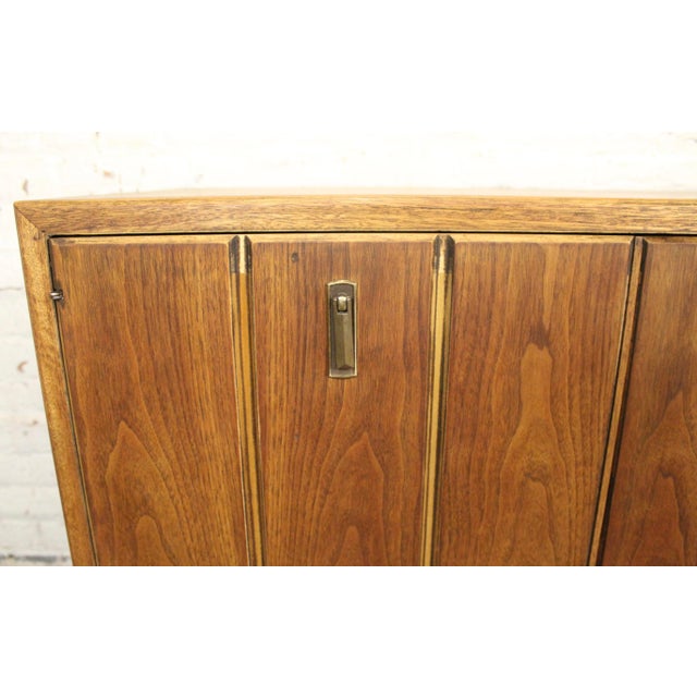 Mid 20th Century Walnut Credenza From Broyhill's Modern Classic Collection For Sale - Image 10 of 18