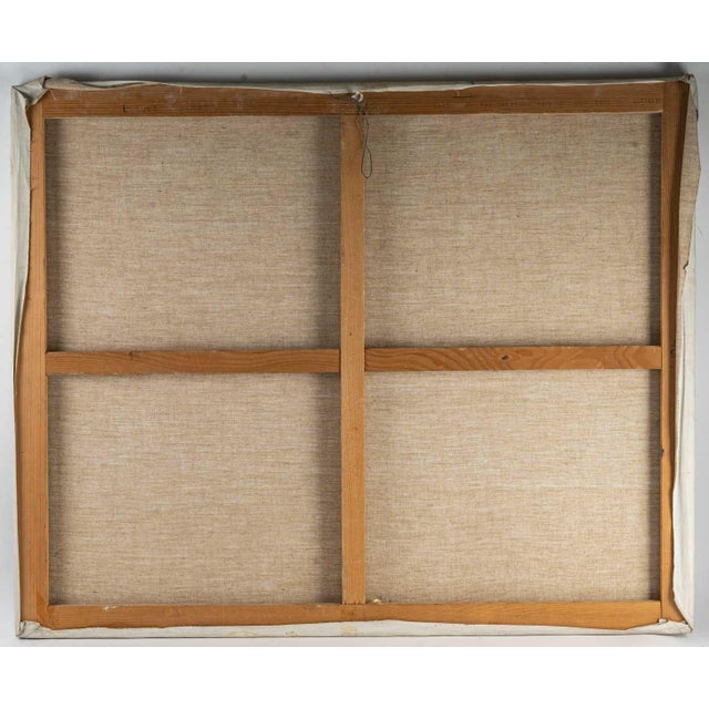 The Cellist in Concert, 20th Century, Oil on Canvas For Sale - Image 5 of 6