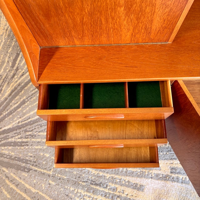 Jentique Mid-Century Teak Cocktail Cabinet For Sale In Austin - Image 6 of 10