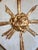 Gold Italian Baroque Style Wood Gesso Giltwood Sunburst Panel With Carved Eye of Providence For Sale - Image 8 of 10