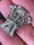 Metal 1930s Art Deco Heavy-Duty, Spring-Loaded Hinged Clip by Coro Patent Marked For Sale - Image 7 of 8