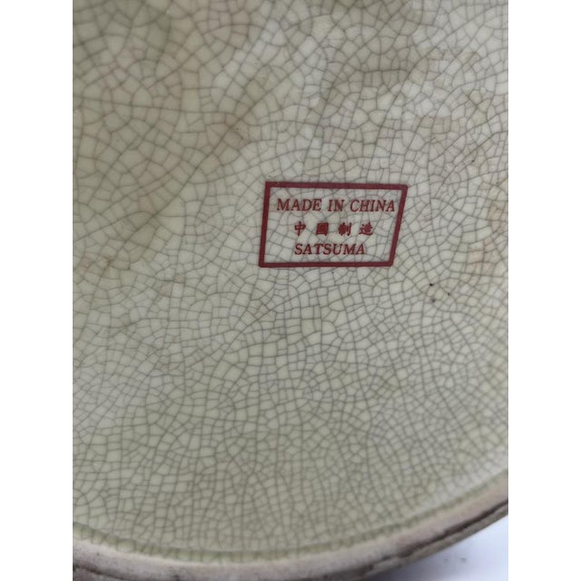 Hand-Painted Satsuma Raku Ceramic Fish Tank, 1890s For Sale - Image 13 of 16