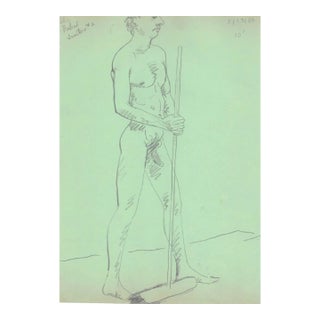 1980 James Bone Naked Janitor Male Nude For Sale