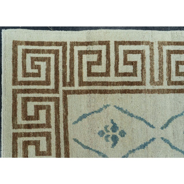 Turkish Oushak Rug 8'5" x 10'3" #19533 For Sale - Image 4 of 8