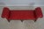 Chippendale Baker Mahogany Leather Chippendale Window Bench For Sale - Image 3 of 17