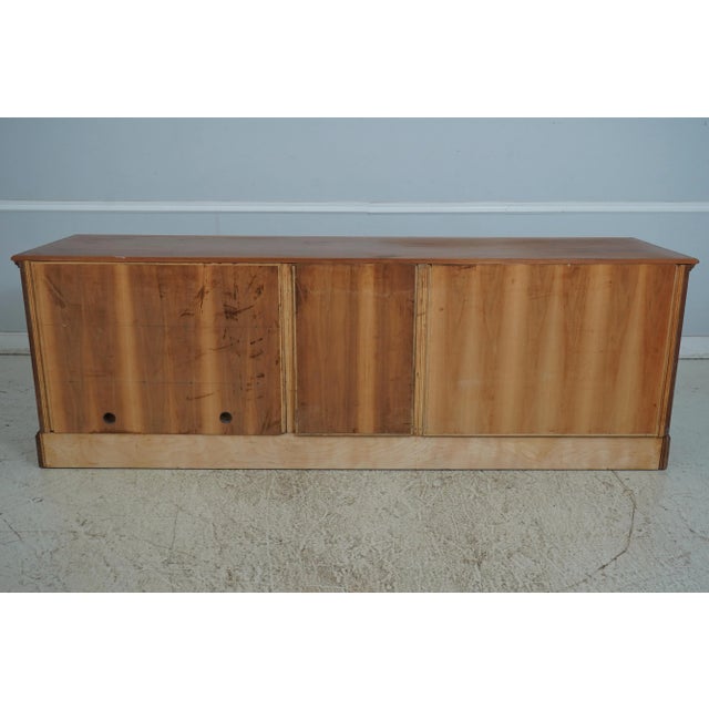 Mid 20th Century Walnut Custom Made Chippendale Cabinet For Sale - Image 18 of 18