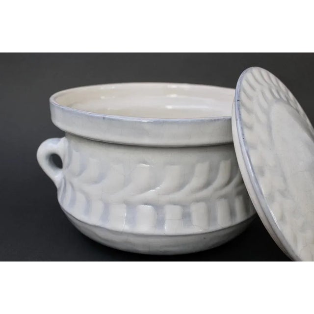 1960s Vintage French Ceramic Tureen by Roger Capron, 1960s For Sale - Image 5 of 12