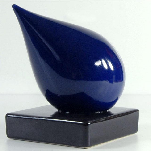 Vintage Decorative Glazed Ceramic Figurine For Sale - Image 4 of 8
