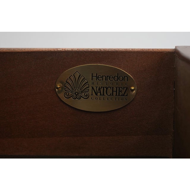 Henredon Natchez Collection Marble Top Curio Sideboard For Sale - Image 12 of 12