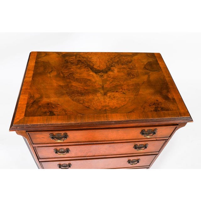 Mid-Century Burr Walnut Bedside Chests, Set of 2 For Sale - Image 16 of 18
