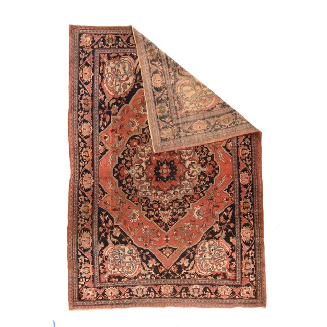Antique Farahan Sarouk Rug 8'5'' x 11'10''.
