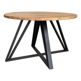 21st Century Wrought Iron Patio or Kitchen Dinning Table, Indoor and Outdoor For Sale