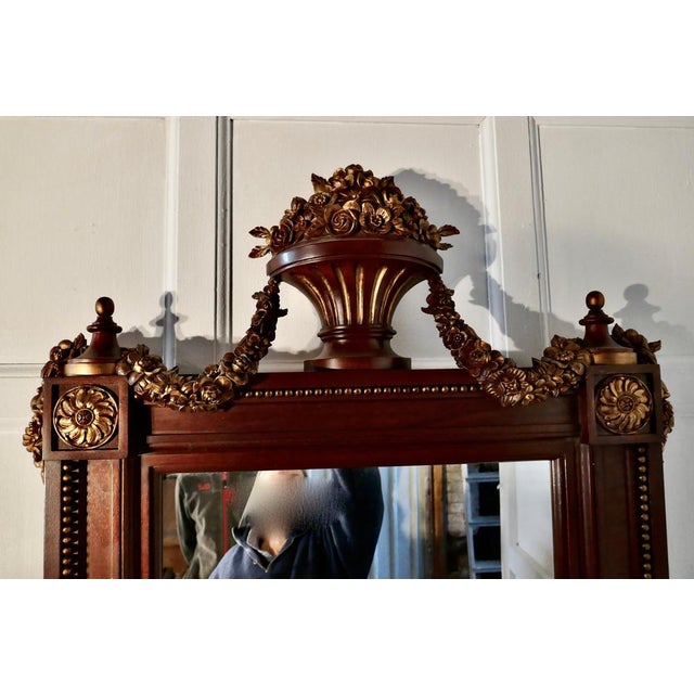 French Marble Top Console Tables with Mirrors, 1890, Set of 4 For Sale - Image 10 of 16