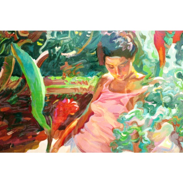 Plastic “Hawaiian Ginger” Limited Edition Signed and Numbered Serigraph For Sale - Image 7 of 11