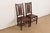 Stickley Gustav Stickley Antique Mission Oak Arts & Crafts H-Back Dining Chairs With Leather Seats, Pair For Sale - Image 4 of 12