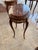 Pair of French Louis XV Mahogany End Tables Gilt Bronze, Marble Top For Sale - Image 4 of 4