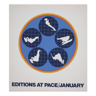 Editions at Pace Falling Man Pop Art Poster after Ernest Trova For Sale