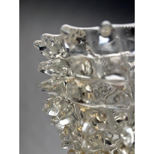 1990s Rostrato Wall Lights in Blown Glass and Brass by Barovier & Toso, Italy, 1990s, Set of 6 For Sale - Image 5 of 10