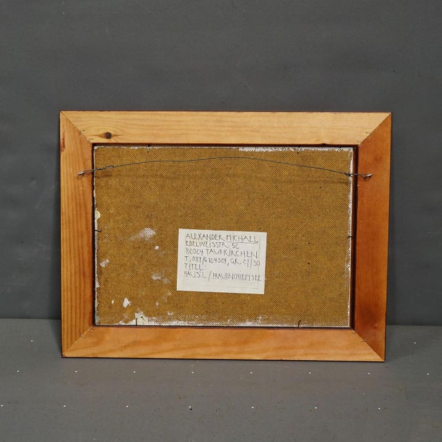 Impressionist Oil Painting by Alexander Michael - Haeus'l Frauenchiemsee 1994 For Sale - Image 3 of 7