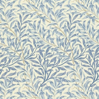 Morris & Co Willow Boughs Wallpaper in Blue For Sale