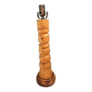 Mid 20th Century Scandinavian Pine Table Lamp