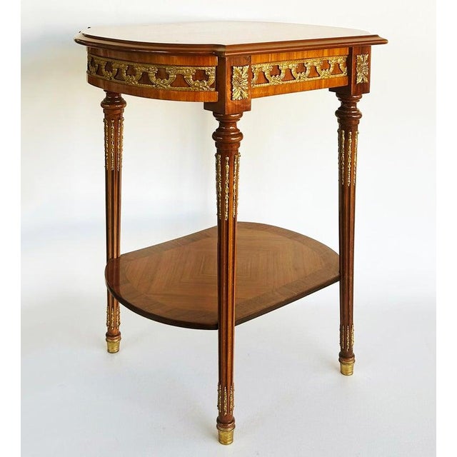 Italian 1990s Italian Inlaid Side Tables With Bronze Mounts by Marconi Arte, Pair For Sale - Image 3 of 18
