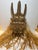 Late 19th Century Late 19th Century West African Double-Faced Carved Wood Mask With Raffia and Cowrie Shells For Sale - Image 5 of 11