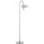 Modern Thomas O'Brien by Visual Comfort Signature Oso 58" Articulating Reading Floor Lamp in Polished Nickel with Matte White Shade For Sale - Image 3 of 3