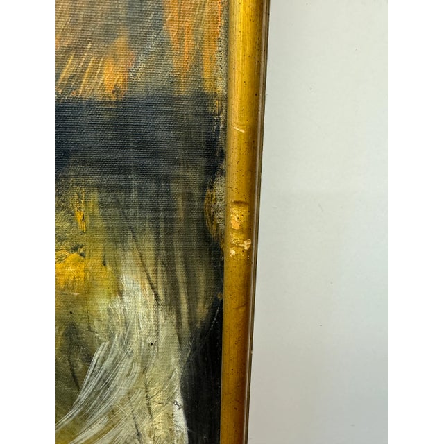 Eva Sikorshi (1917-1990) Abstract Portrait For Sale - Image 4 of 4