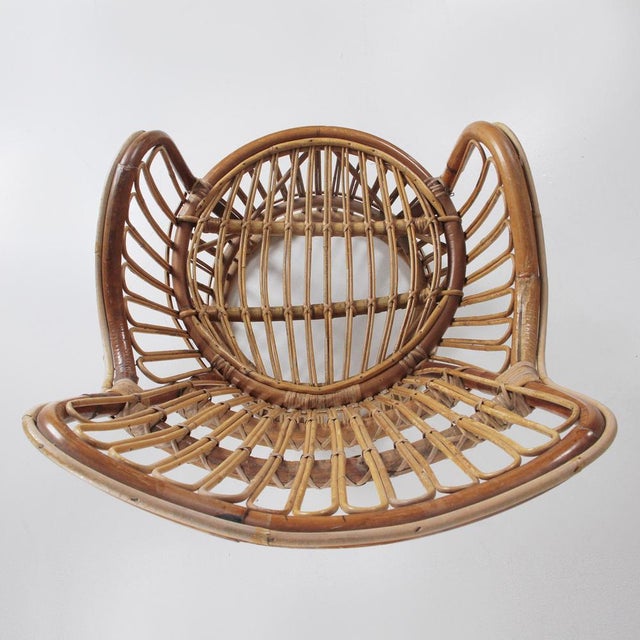Vintage Rattan Armchairs, 1960s, Set of 2 For Sale - Image 10 of 14