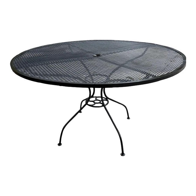 1930s Early Salterini Patio Dining Table, Restored, Attributed For Sale