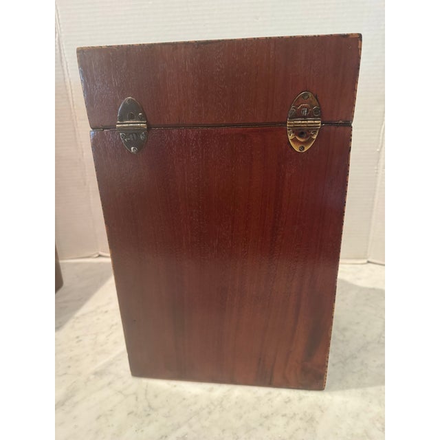 Pair of 19th Century Mahogany Letter Boxes With Satinwood Inlay For Sale - Image 9 of 10