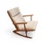 Mid-Century Modern Mid-Century Danish Boomerang Rocking Chair Model 97 Søren Jensen v. Tønder Møbelwærk ​, 1950s For Sale - Image 3 of 17